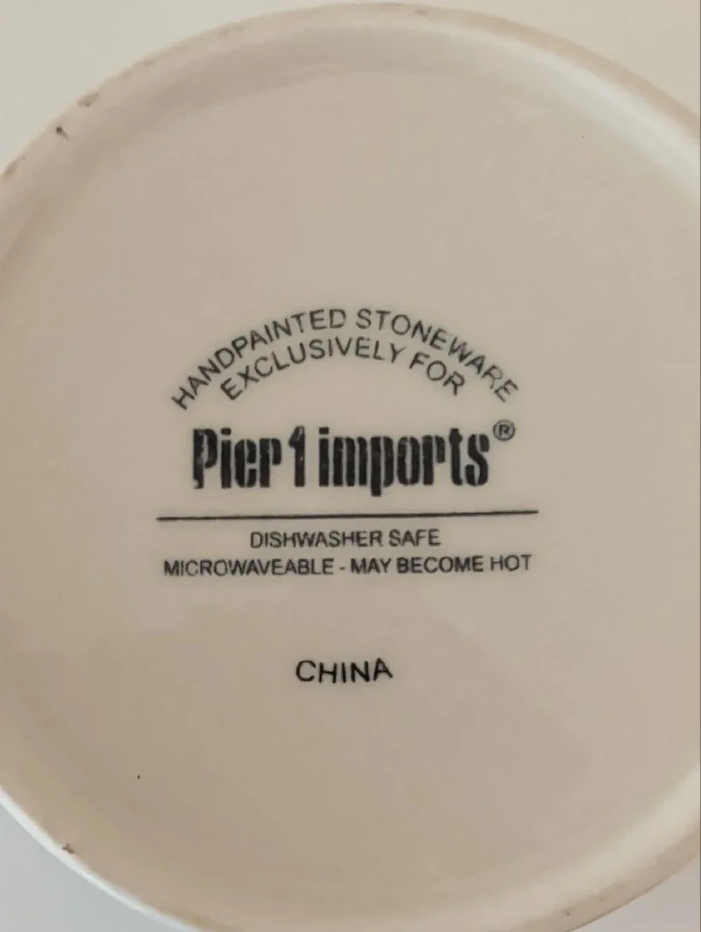 Pier 1 Imports Elephant Mug Set of 2 16 oz Stoneware Vintage